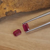 0.97ct TW Emerald Cut Ruby Pair