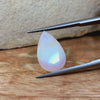 6.28ct Pear Cut Faceted Australian Crystal Opal