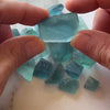 80g Teal Blue Green Fluorite Rough Parcels