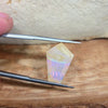 6.32ct Shield Cut Faceted Australian Crystal Opal