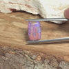 3.39ct Rectangular Cabochon Cut Australian Fossil Pipe Opal