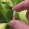 3.78ct Australian Fossil Pipe Opal Elongated Cabochon Cut