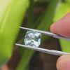 3.90ct Aquamarine Square Cushion Cut