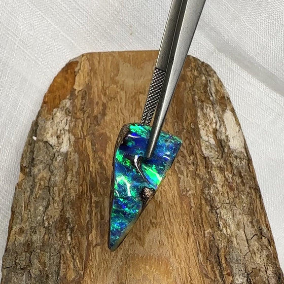 17.65ct Freeform Triangle Boulder Opal