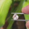 1.95ct Pear Cut White Sapphire No Heat