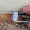 3.30ct Emerald Cut Faceted Australian Crystal Opal