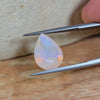 5.09ct Pear Cut Faceted Australian Crystal Opal