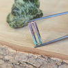 6.94ct Pink Green Bi Colour Baguette Cut Tourmaline