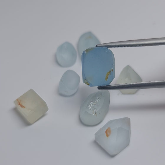 20.25ct Preformed Aquamarine and Mixed Beryl Parcel