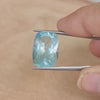 4.7ct cushion cut aquamarine gemstone