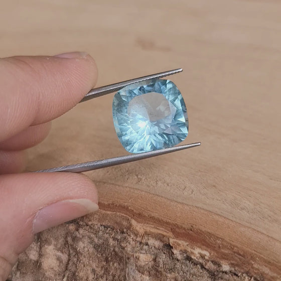 15.21ct Aquamarine Cushion Cut