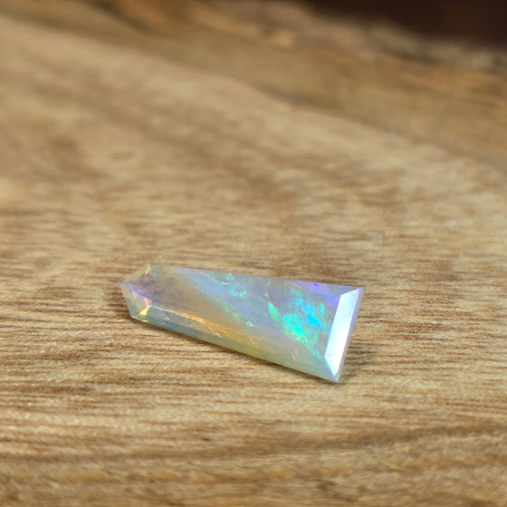 1.21ct Modified Shield Cut Faceted Australian Opal