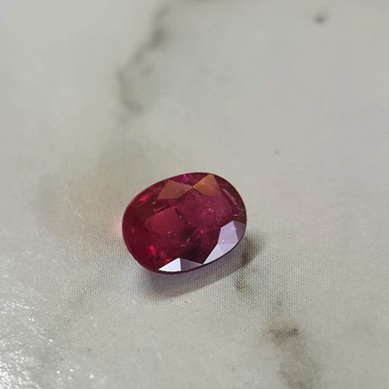 1.08ct Oval Cut Ruby