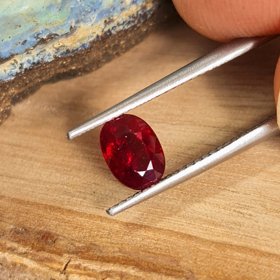 1.21ct Oval Cut Ruby