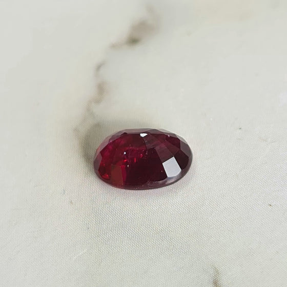 1.21ct Oval Cut Ruby