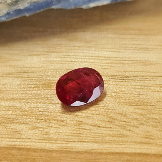 1.08ct Oval Cut Ruby