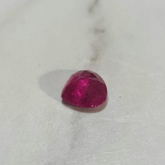 0.77ct Pear Cut Ruby