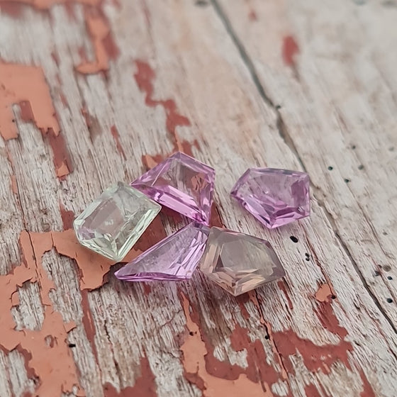 3.46ct TW Freeform Unheated Sapphire Parcel