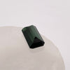 1.44ct Dark Green Tourmaline Emerald Cut Faceted Gemstone