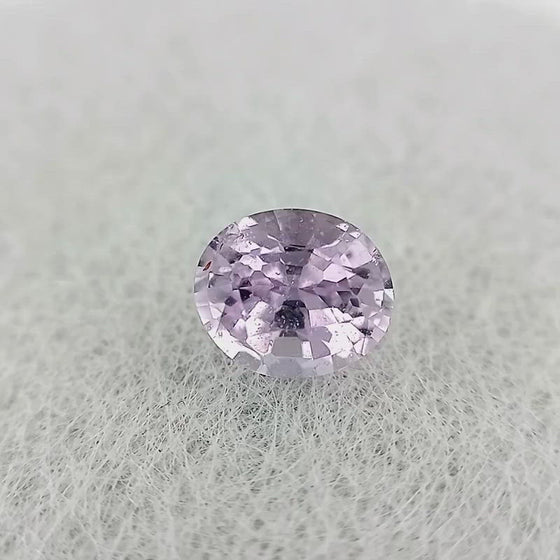 1.41ct Pale Lilac Sapphire Oval Cut