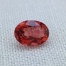  0.85ct Pinkish Red Tourmaline 7x5mm Oval Cut