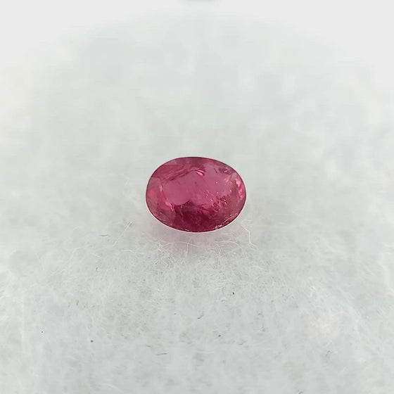 0.55ct Pink Tourmaline Oval Cut