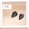 1.90ct Australian Sapphire Pair, in Pear Cut, loose faceted sapphire
