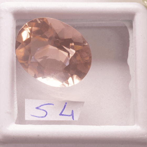 8.34ct Rose Quartz Oval Cut Loose Gemstone, Faceted Rose Quartz