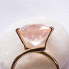 8.34ct Rose Quartz Oval Cut Loose Gemstone, Faceted Rose Quartz