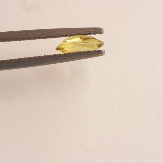 1.2ct Chrysoberyl yellow oval cut loose gem stone, gorgeous clear yellow stone suitable for fashionable jewellery