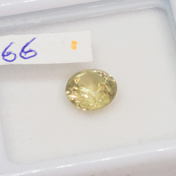1.05ct Chrysoberyl yellow round cut loose gem stone, gorgeous clear yellow stone suitable for fashionable ring or pendant, low cost loose yellow gemstone