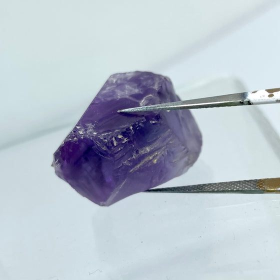 55.10ct Amethyst Rough in Facet Grade