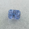 0.87ct Blue Violet Sapphire Scissor Cut