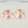 6.55ct Pink Morganite Oval Pair (11x9mm)