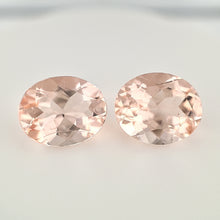  6.55ct Pink Morganite Oval Pair (11x9mm)