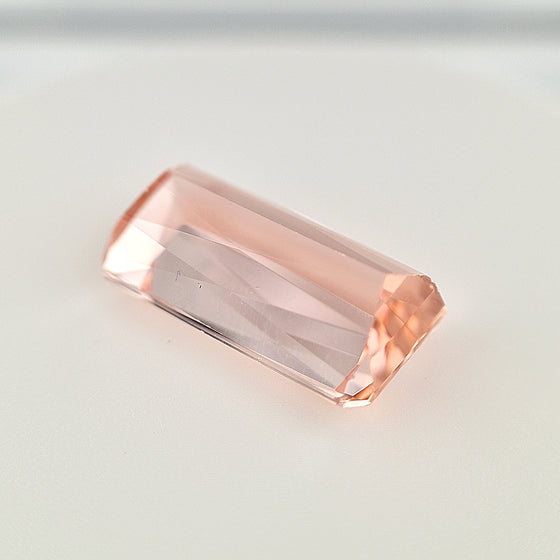 8.88ct Pink Morganite Emerald Cut