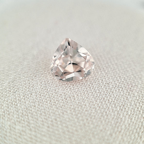 2.63ct Australian White Zircon Pear Cut