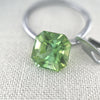 3.87ct Light Green Tourmaline Square Emerald Cut