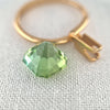 3.87ct Light Green Tourmaline Square Emerald Cut