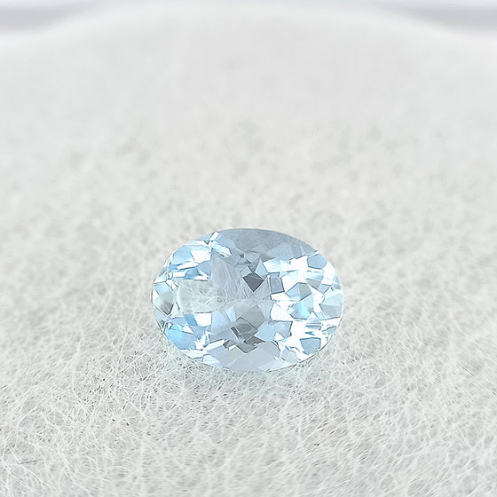 1.08ct 8x6mm Aquamarine Oval Cut