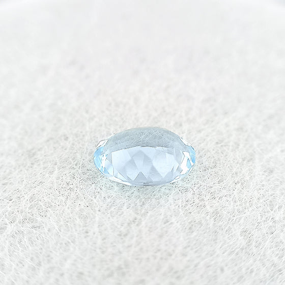 1.08ct 8x6mm Aquamarine Oval Cut