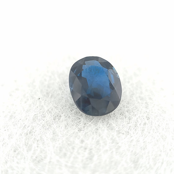 0.67ct Blue Sapphire Oval Cut