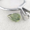 0.68ct Green Sapphire Pear Cut