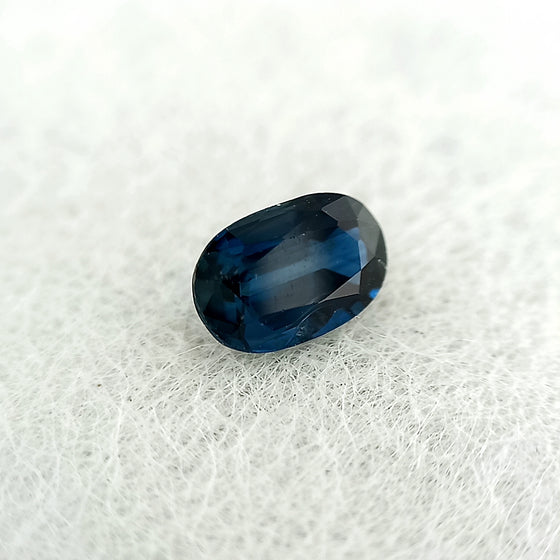 0.72ct Blue Sapphire Oval Cut