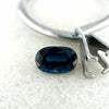 0.72ct Blue Sapphire Oval Cut