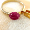 0.96ct Oval Cut Ruby