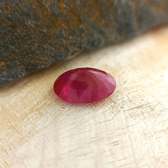 0.96ct Oval Cut Ruby