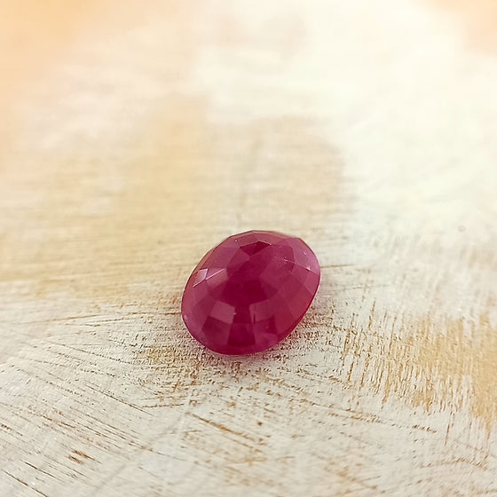 0.98ct Oval Cut Ruby