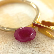  0.98ct Oval Cut Ruby