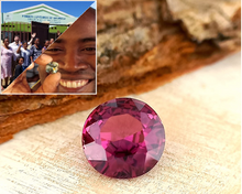  0.93ct Purple Garnet Round Cut